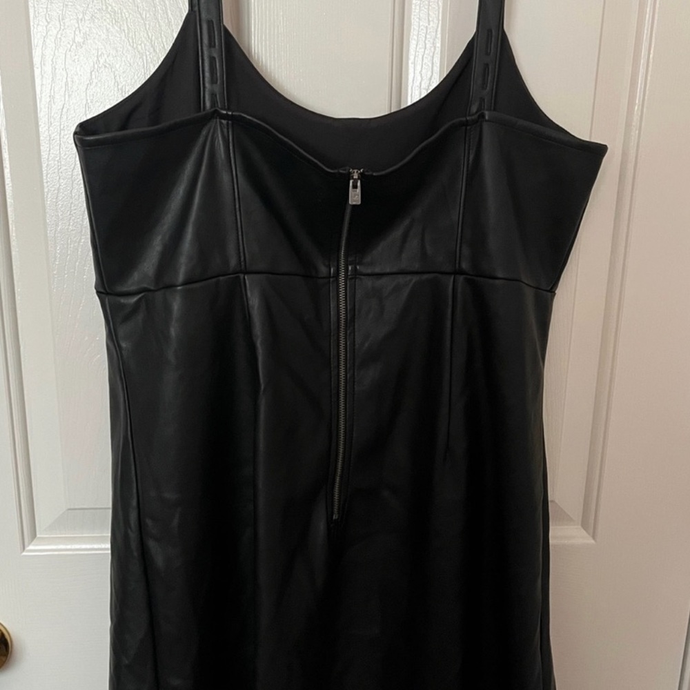 Leather Mini Dress - Picture 3 of 3